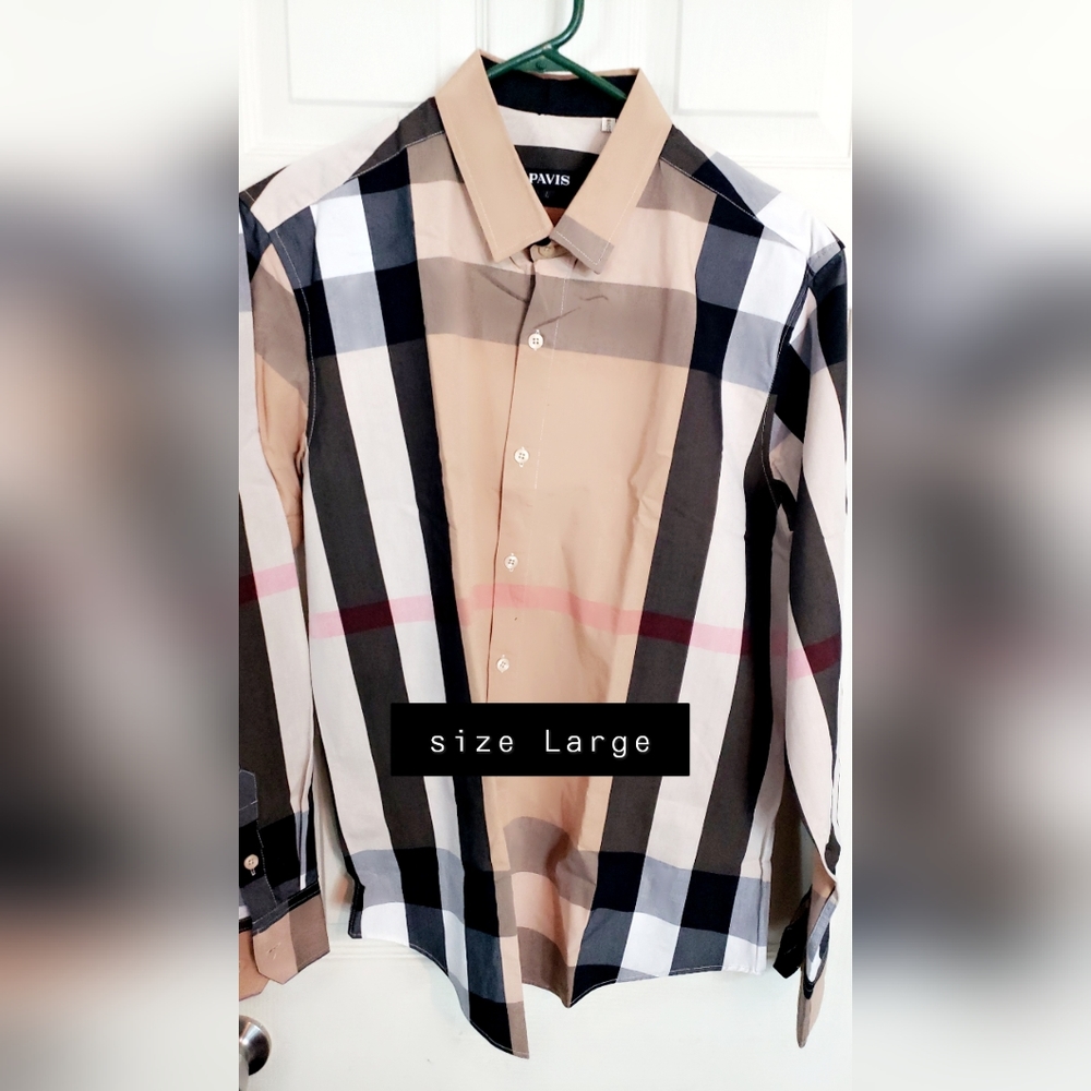 Size large Plaid Shirt